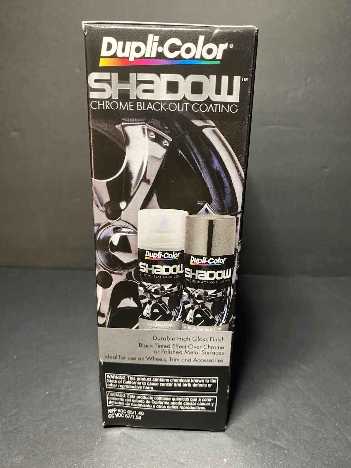 2 kits Dupli Color Paint SHD1000 Shadow Chrome Black Out Coating Kit