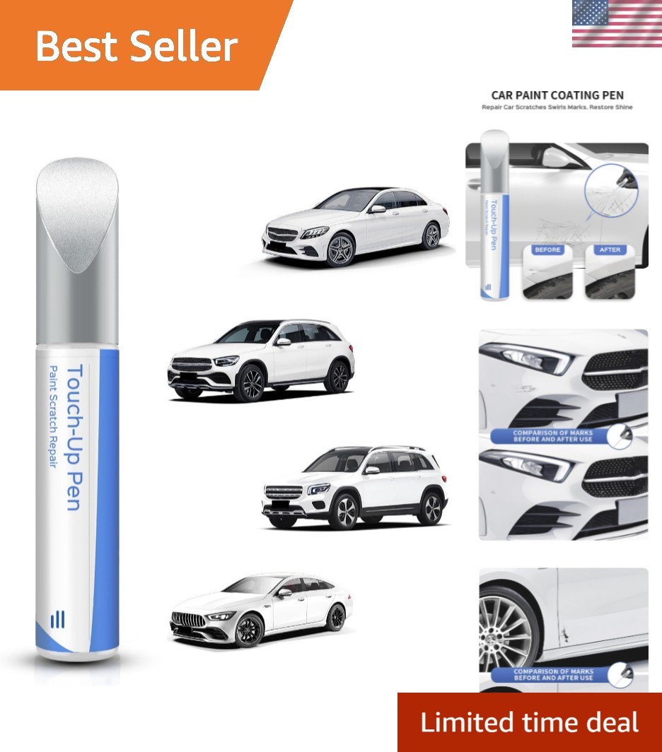 149/9149 Polar White Touch Up Paint Compatible with Mercedes-Benz Exact Match…