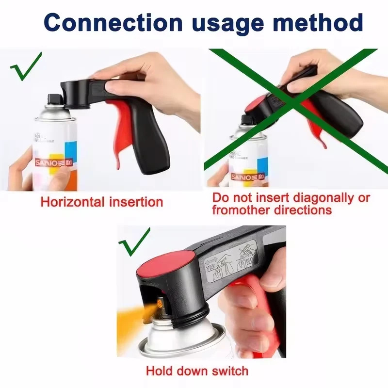 Spray Gun Pistol Grip Aerosol Paint Bottle Trigger Handle Spray Gun UK