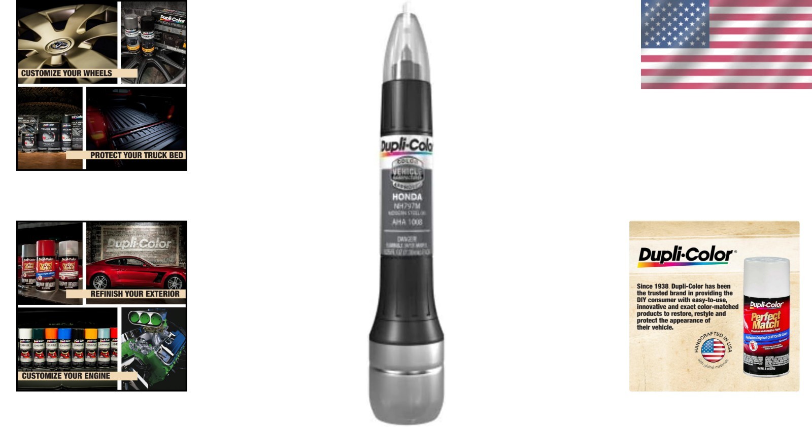 Glossy Modern Steel Touch Up Paint, 0.50 fl. oz. | Chip & Rust Resistant Formula
