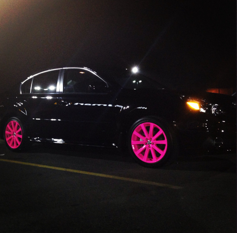 6PK Pink Spray Paint Wheels Rim Valve Cover Engine Caliper High Heat Coating