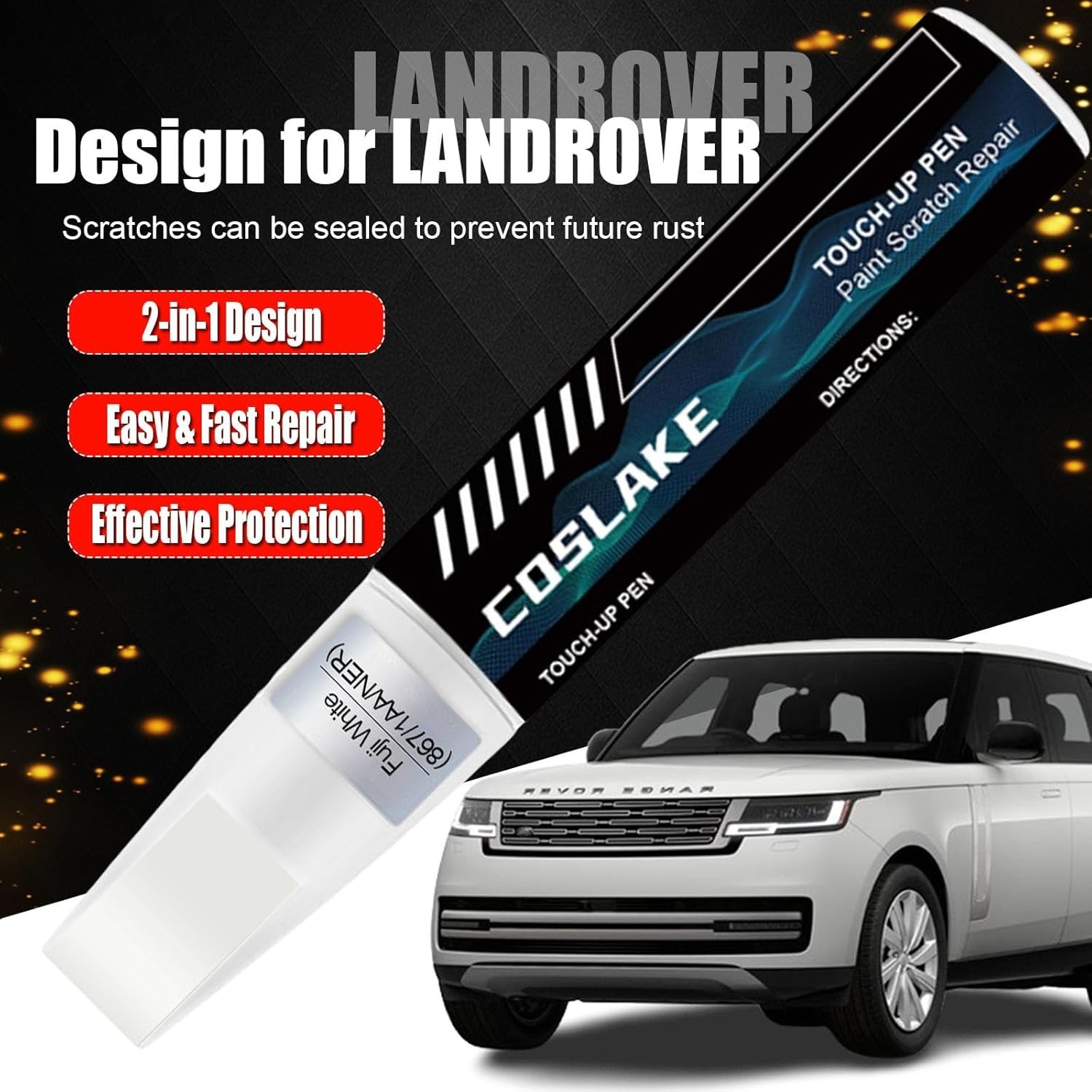Car Touch-Up Paint – Ostuni Pearl White, 12ml Scratch Repair Solution