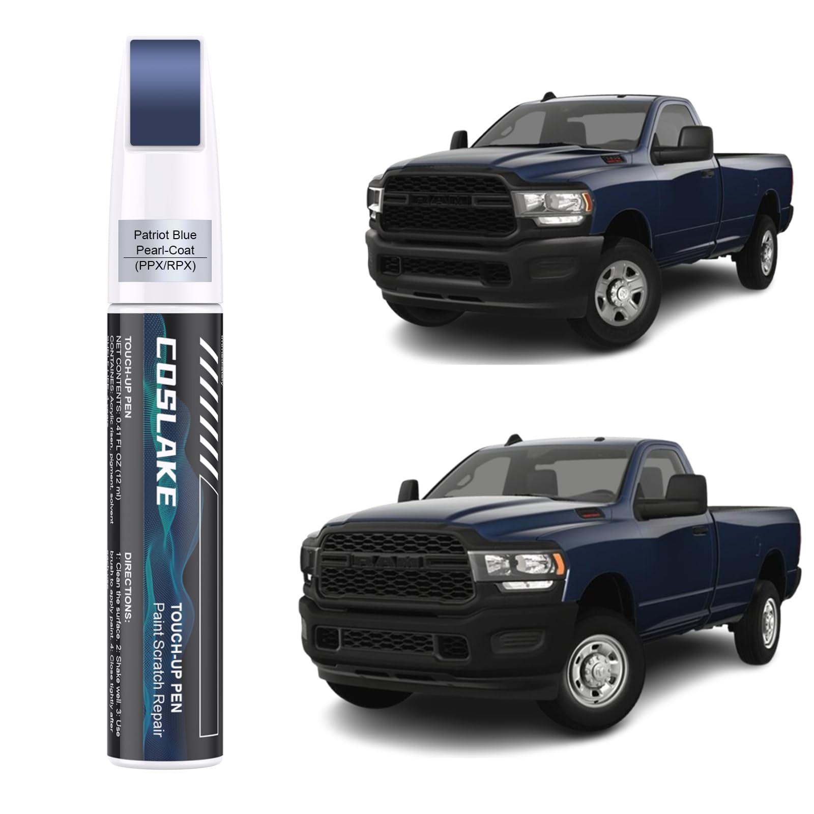 0.41 Fl Oz (Pack of 1), Patriot Blue Pearl-Coat(PPX/RPX) for 2024 RAM…