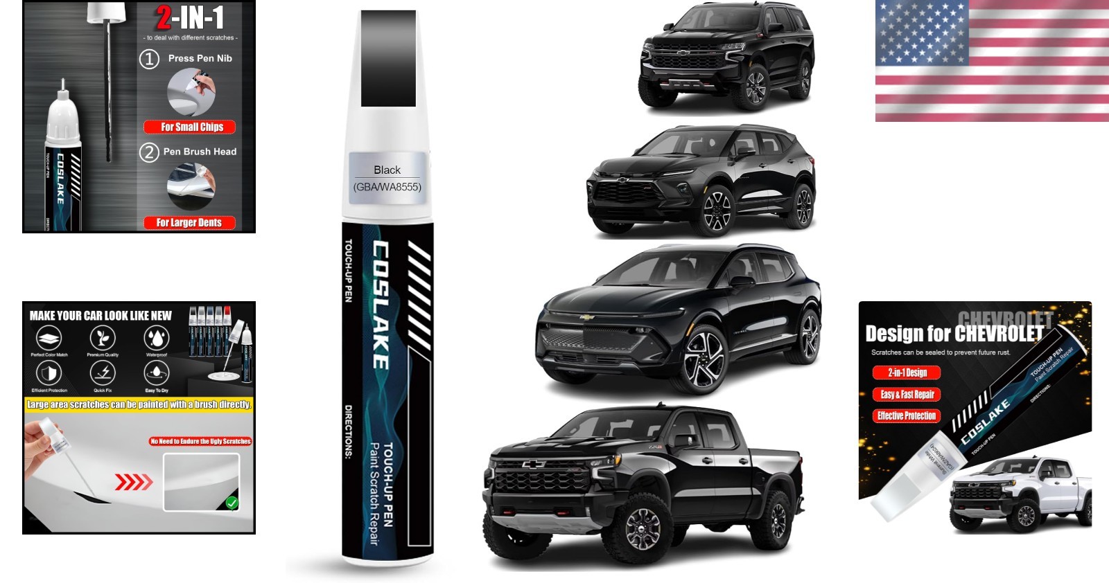 Effortless Car Scratch Repair Paint – Gloss Finish, 12ml Color Matched Solution