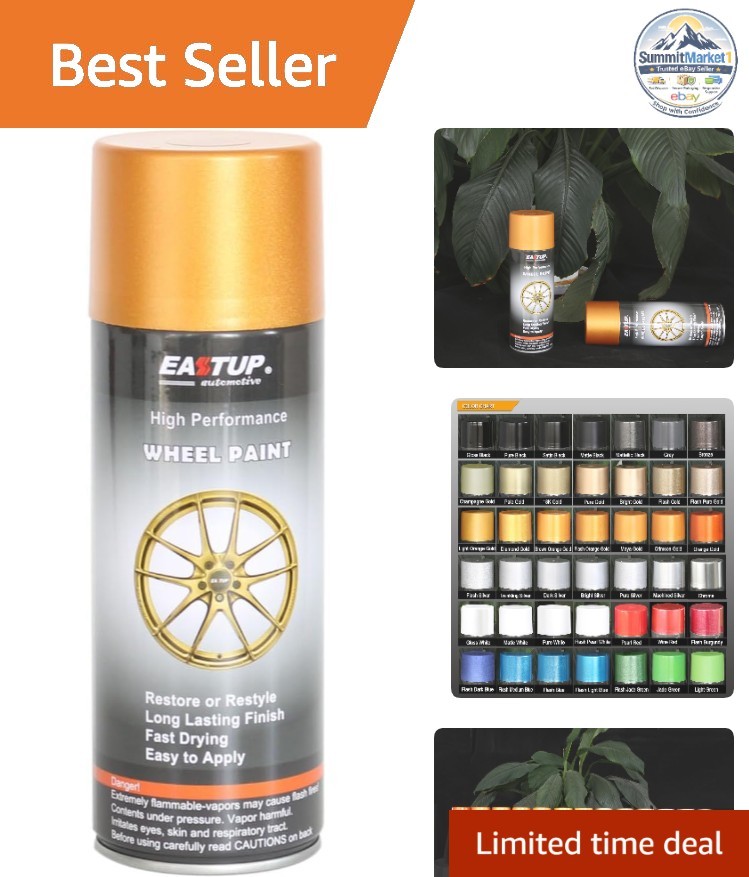 Maya Orange Gold Wheel Paint Acrylic Enamel Rim Coating Spray