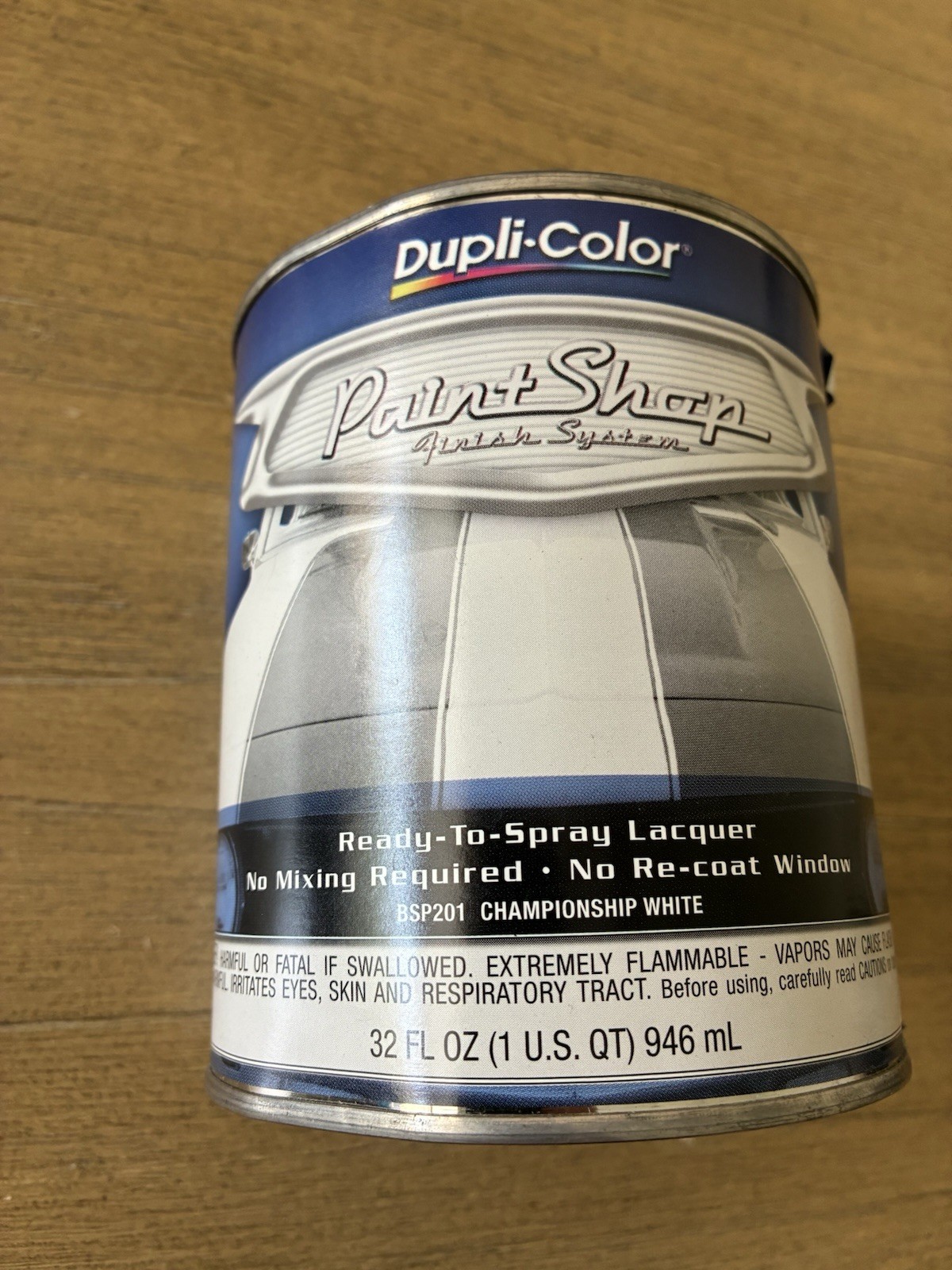 Paint Shop Finish System – Championship White Quart NEW