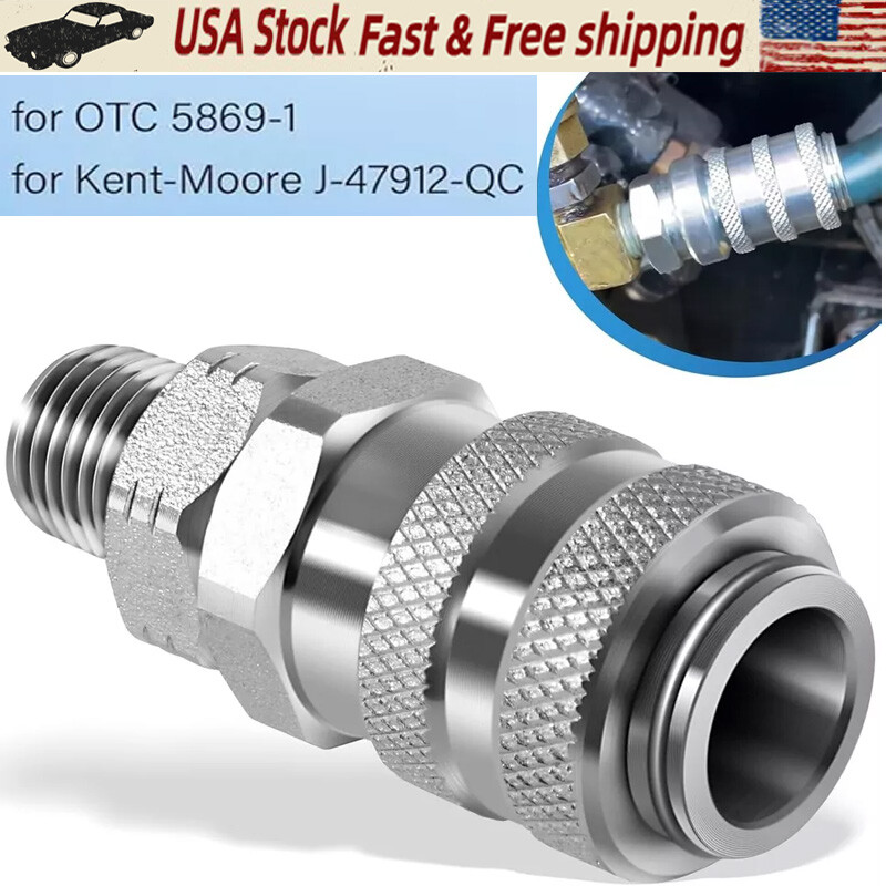 for OTC 5869-1 & J-47912-QC Fuel System Coupler Fitting for Detroit Diesel S60