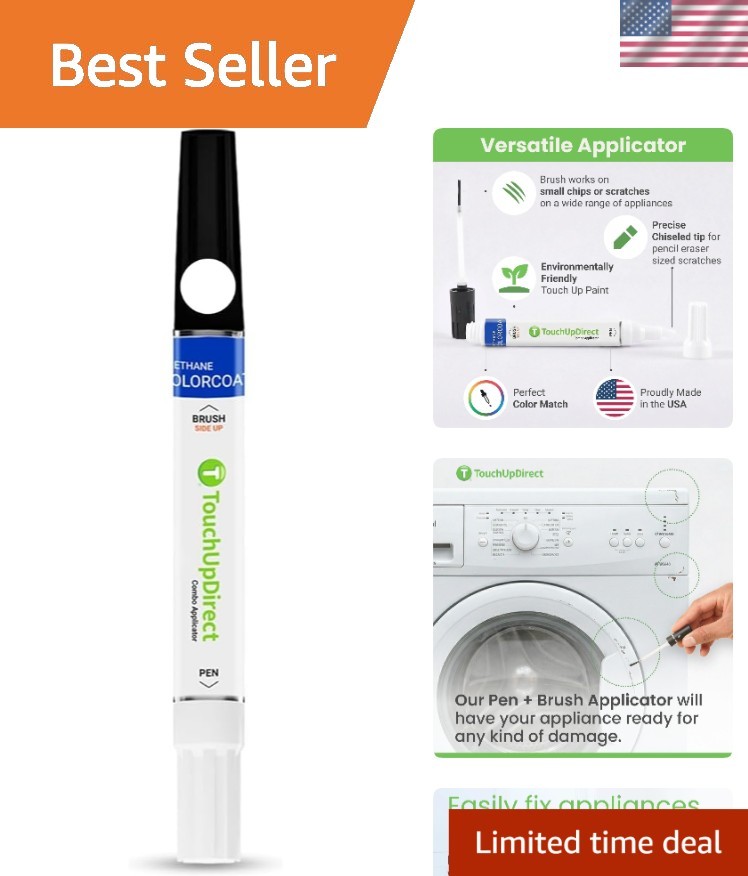 Fast Drying General Electric White Appliance Touch Up Paint – 0.35oz Can