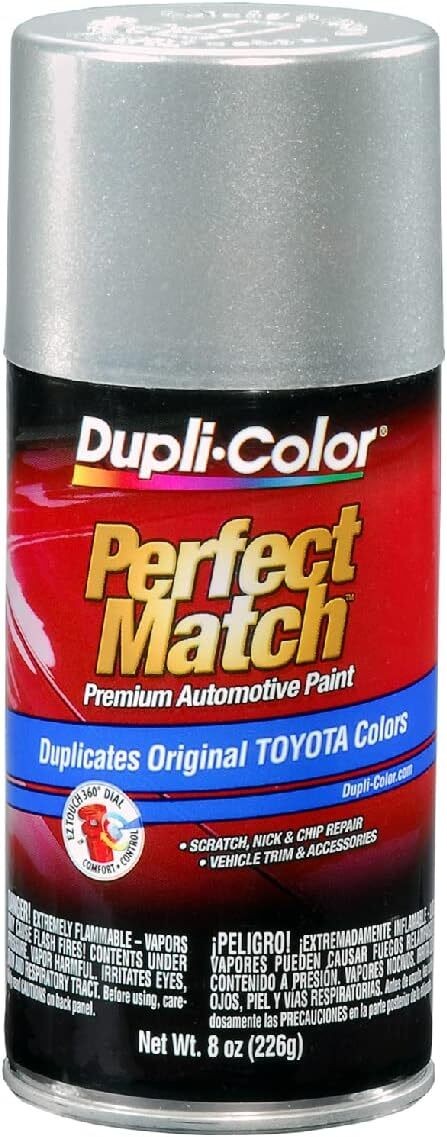 Dupli-Color Toyota Perfect Match 8 oz Spray Paint Millennium Silver Metallic 1C0