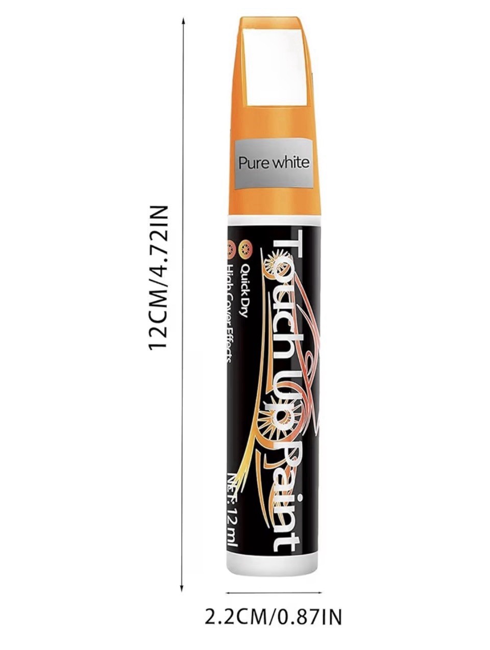 2Pack Car Paint Scratch Repair,Car Scratch Remover,Car Touch Up Paint,12ml,White