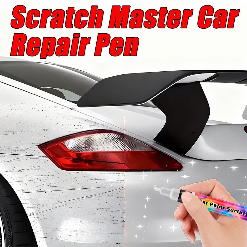 New Car Scratch Repair Paint Pen 20g Black White Touch Up DIY Fix Kit