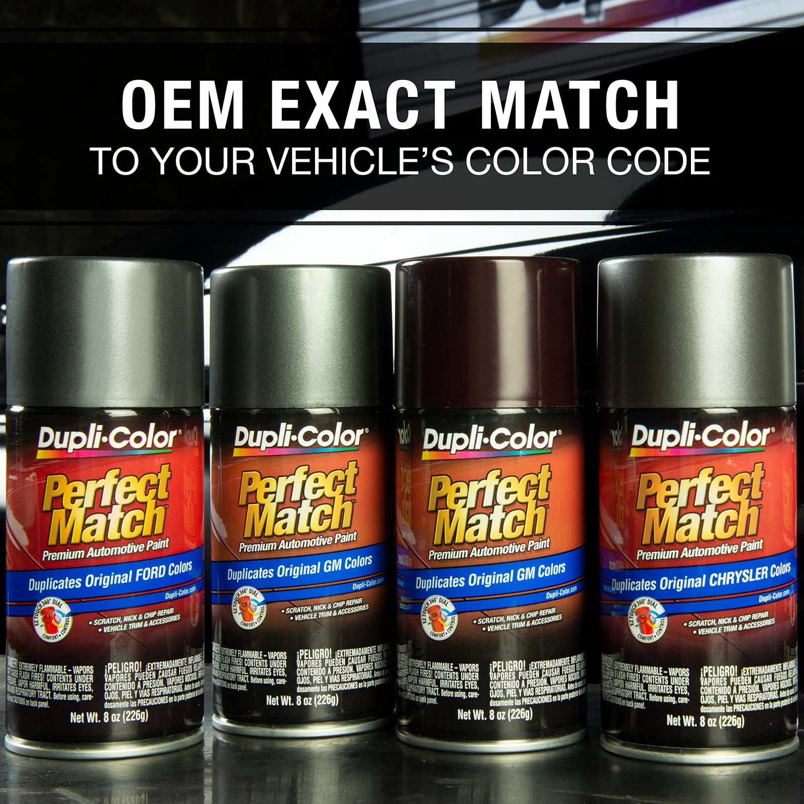 Dupli-Color Perfect Match Premium 8 Ounce (Pack of 1), Navy Blue (M)