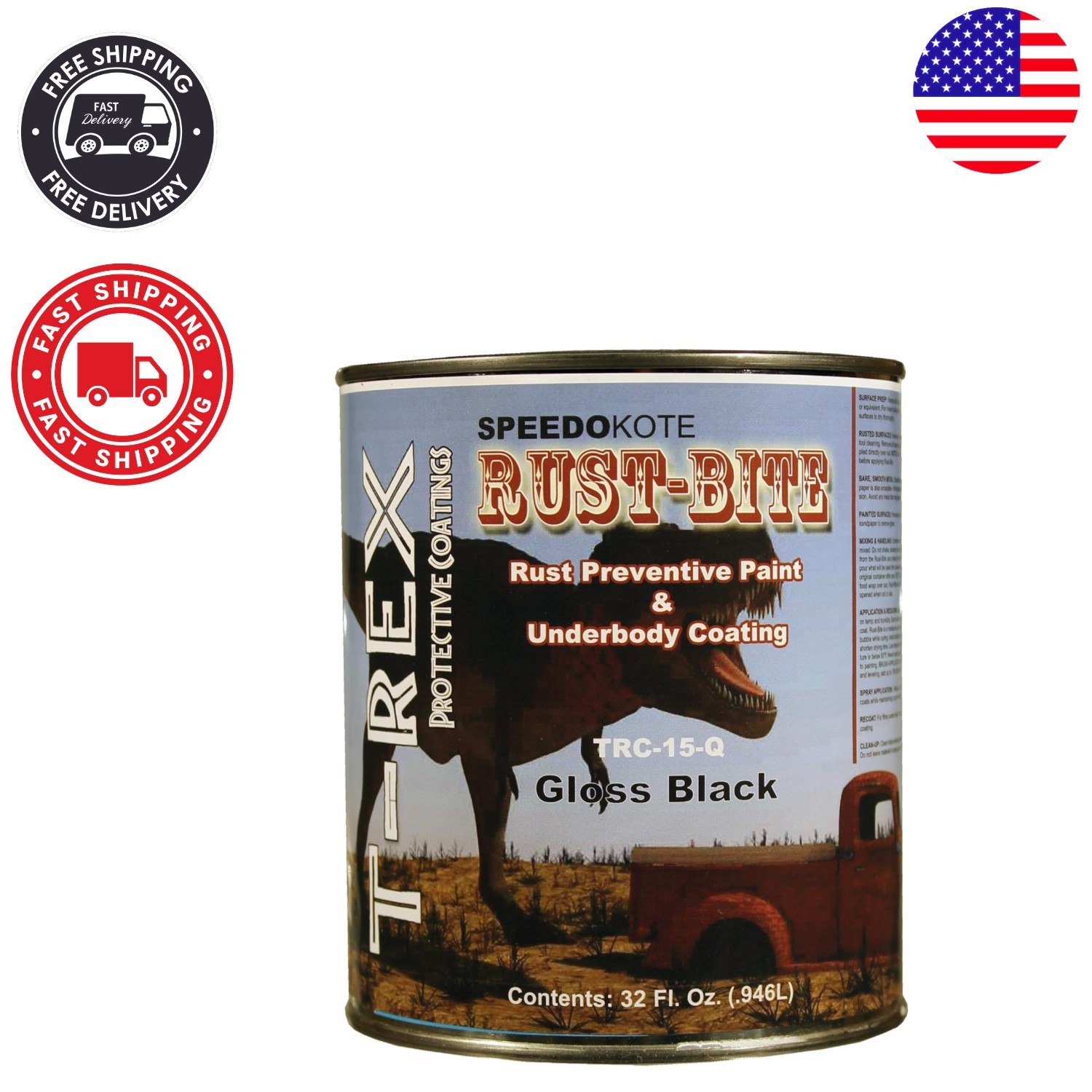 Rust-BITE Quart Underbody Coating – Water-Resistant & Easy Apply for Outdoors