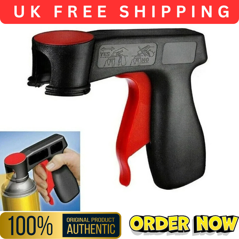 Universal Spray Can Gun Trigger Handle Pistol Grip for Aerosol Paint Cans UK