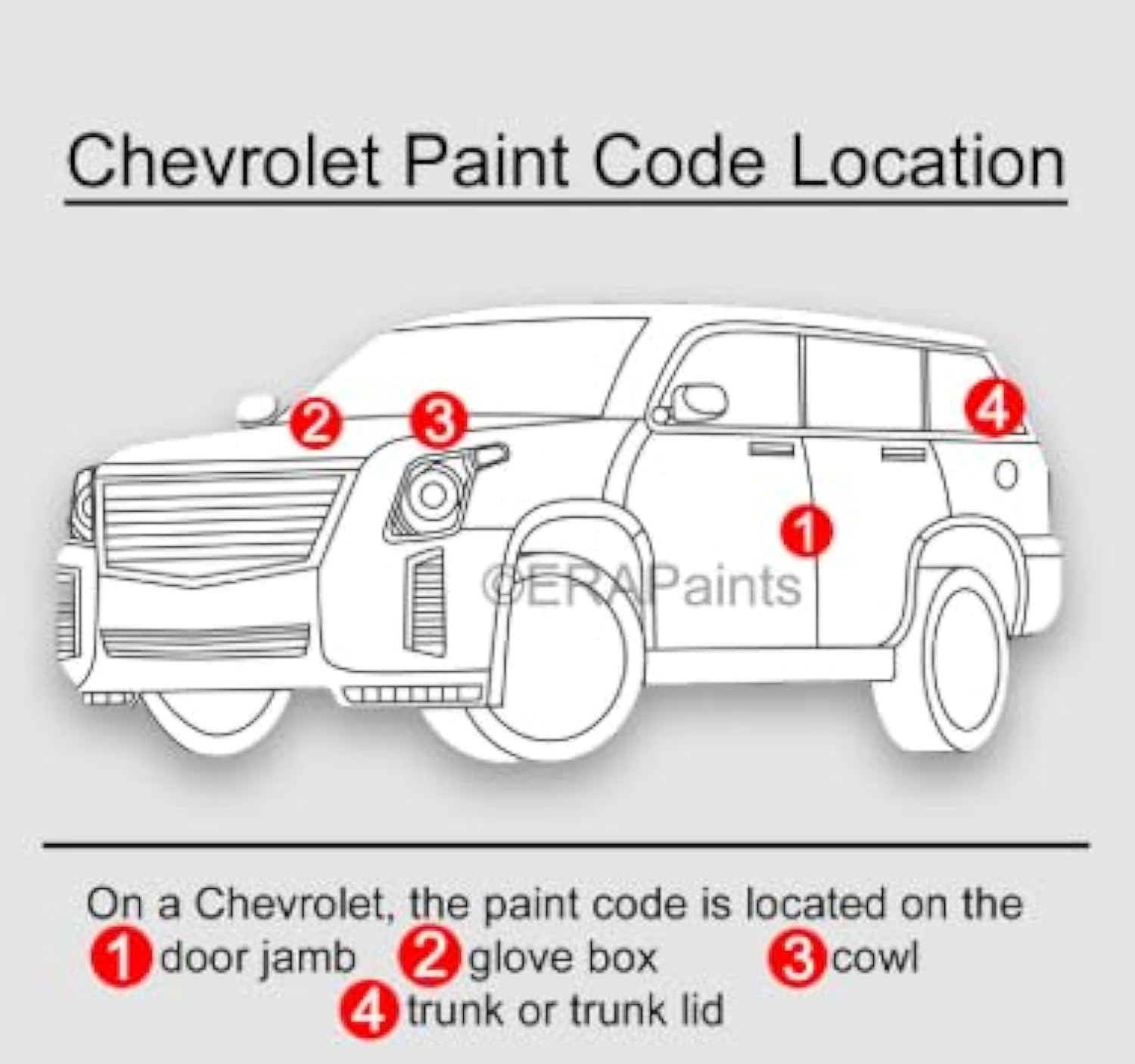 PRECISION COAT Compatible With 1992 Chevrolet Suburban Black (41) Factory…