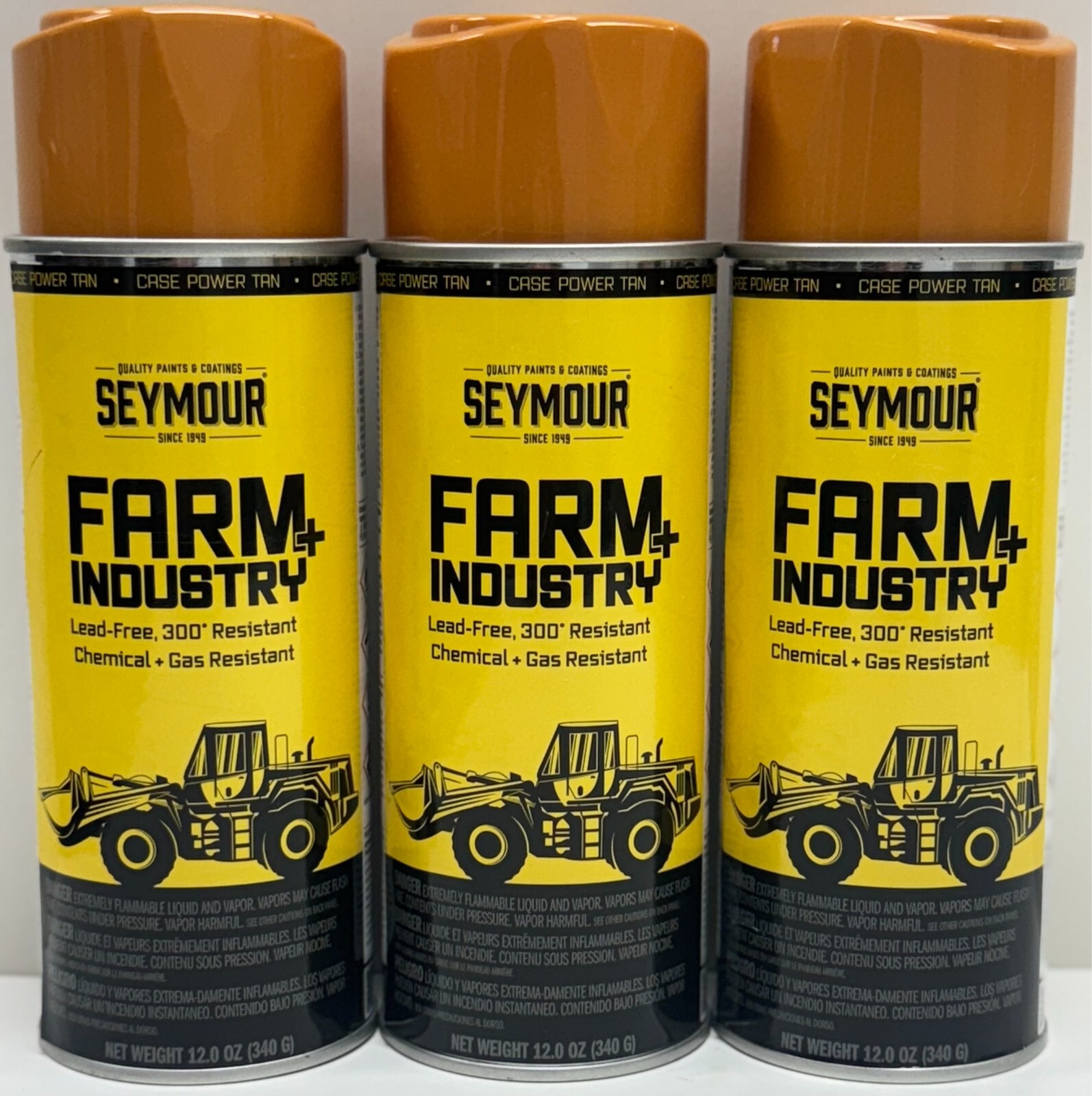 SEYMOUR OF SYCAMORE 16-272 HD ENAMEL – CASE POWER TAN (3PK)