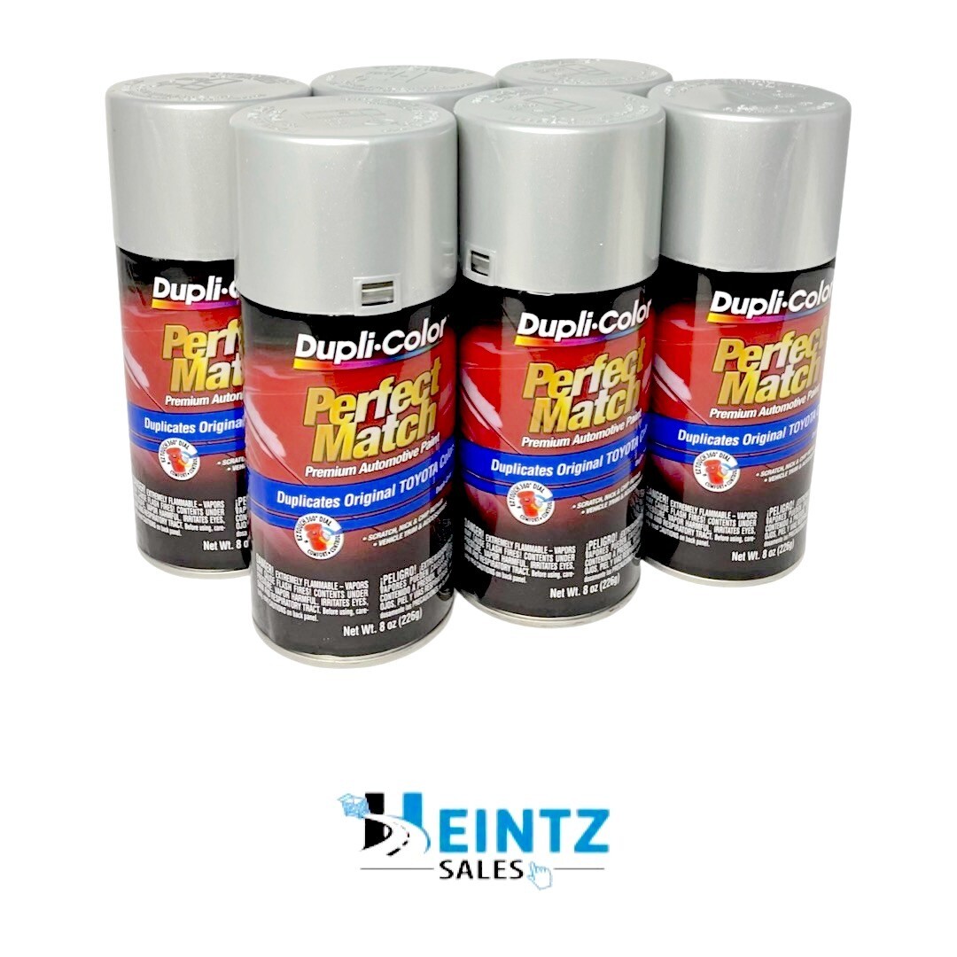 Duplicolor BTY1602 Perfect Match Toyota Lunar Mist 8oz Aerosol Code 1C8 (6 PACK)
