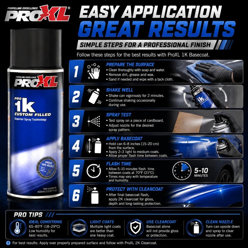 ProXL Basecoat Aerosol for 2016 Mercedes Polar White 149, 9149