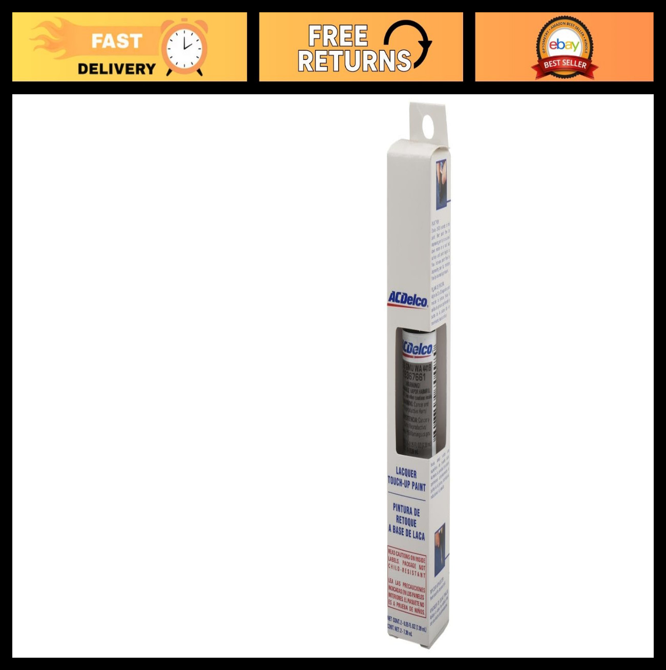 Pepperdust Metallic Touch-Up Paint Pen – 4-in-1 Automotive Repair – .5 oz