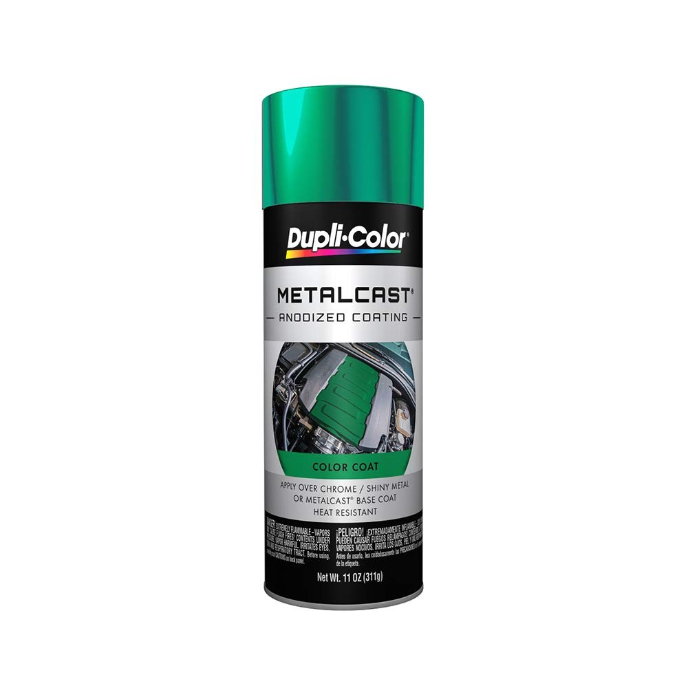 Dupli-Color Metalcast Green Anodized Spray Paint – Heat-Resistant Automotive Fin