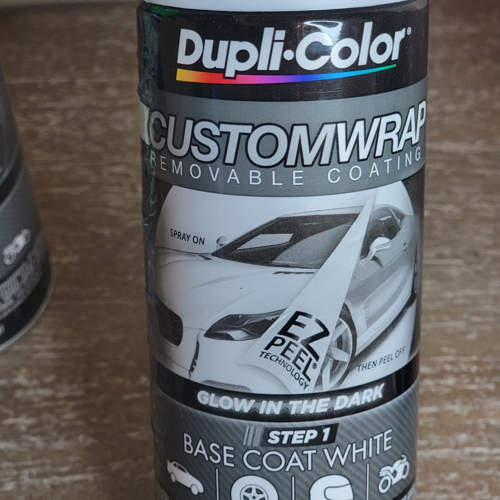 Duplicolor (CWRC871) Custom Wrap Glow in the Dark Green Kit – Removable Coating