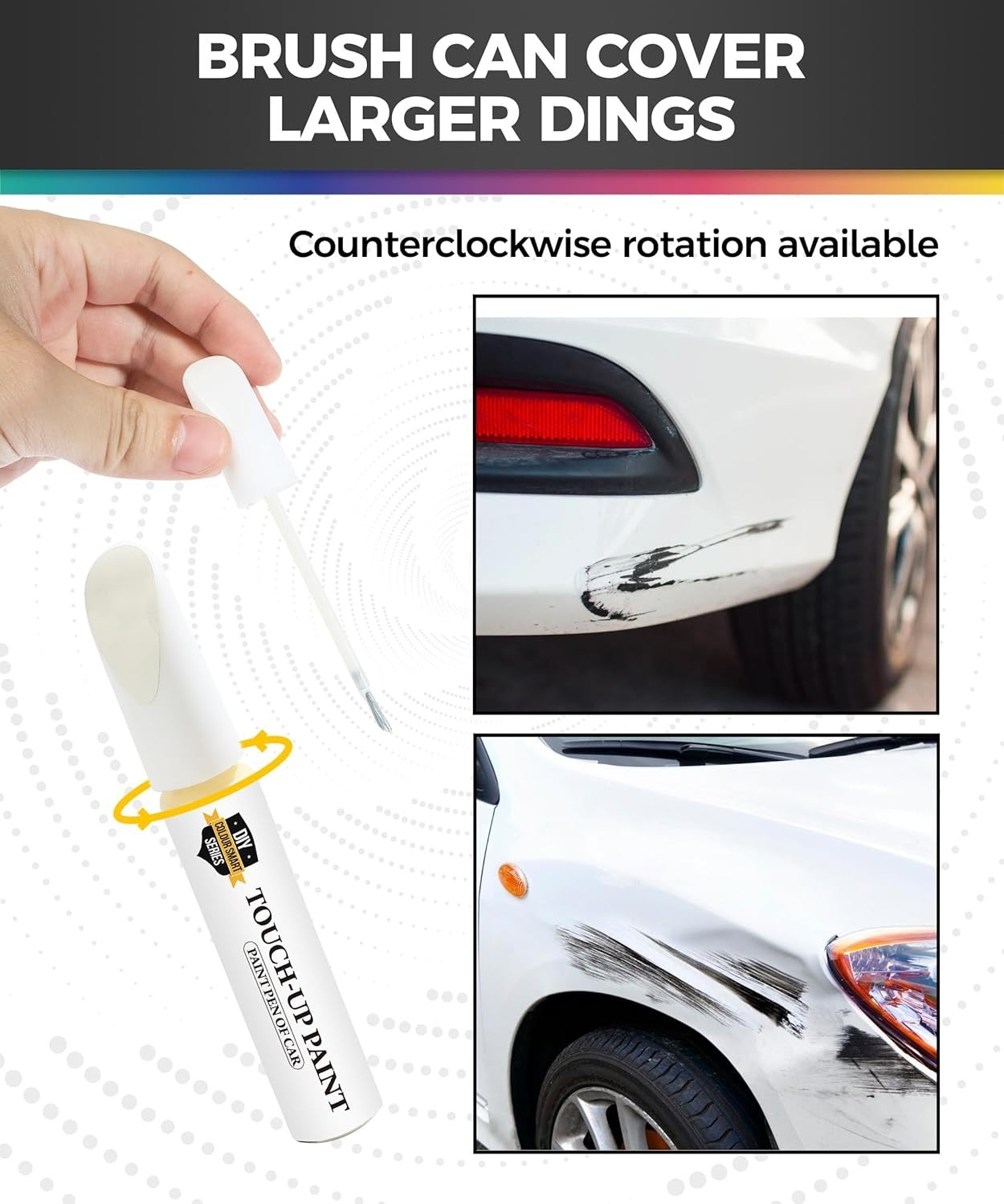 Multi-Purpose Touch Up Paint Pen for Cars – Waterproof & Quick Drying White