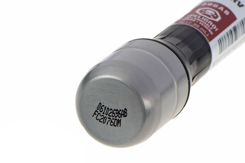 PRV PASSION RED TOUCH UP PAINT PEN & BRUSH WITH C/C JEEP DODGE CHRYSLER MOPAR