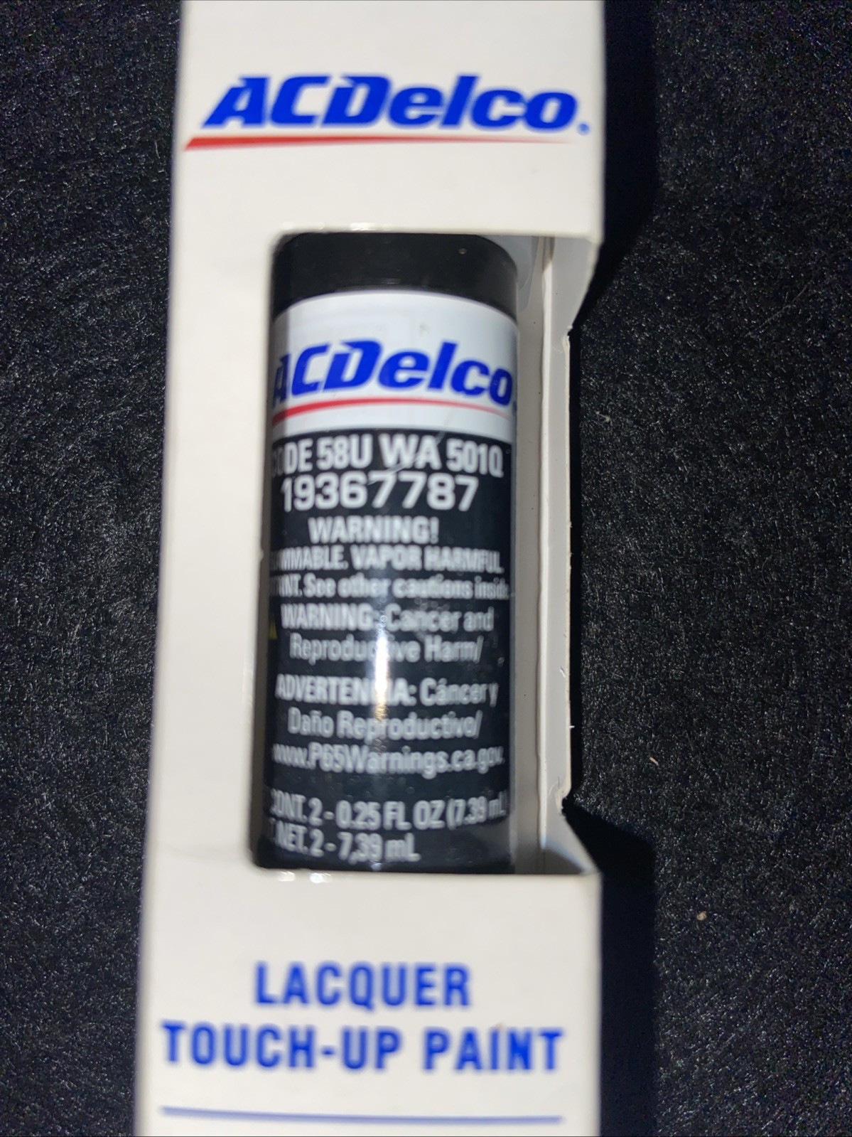 ACDelco 19367787 Touchup Paint. Carbon Flash Metallic. GM OEM