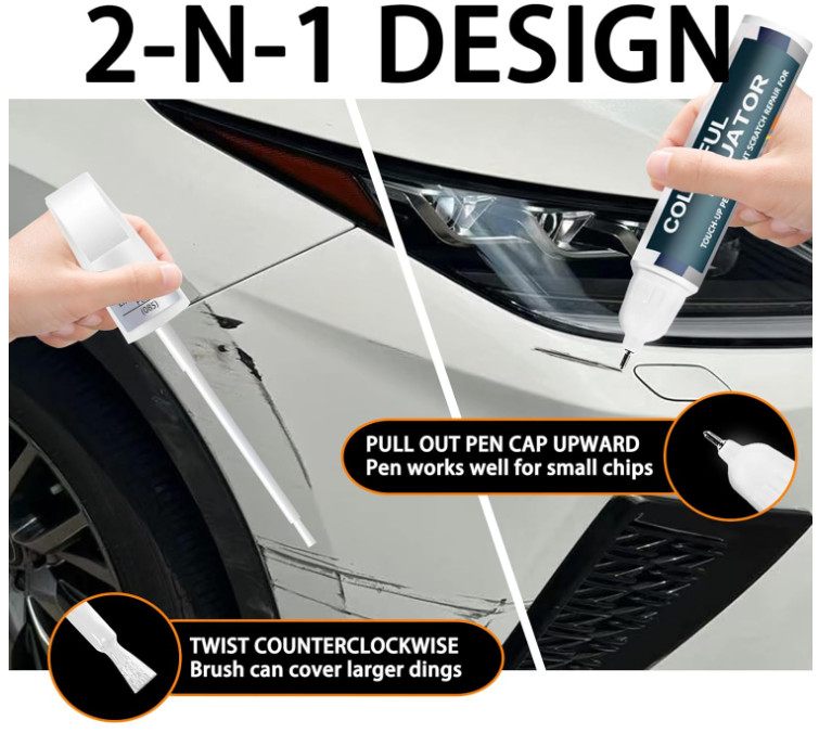 Caviar(223) Touch Up Paint for Lexus, Car Paint Pen Scratch Repair Two-In-One T