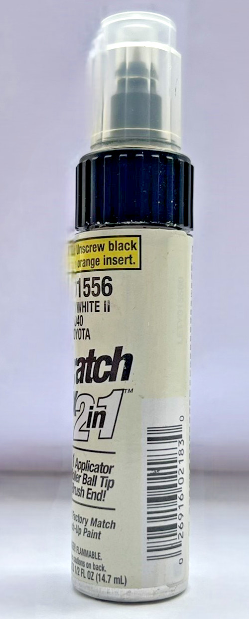 Dupli-Color Super White II TY 01556 Scratch Fix 2 In1 Paint Applicator~40 Toyota