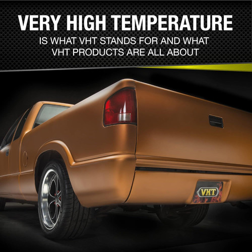 VHT SP201 High Temperature Wrinkle Plus Paint – 11 Ounce (Pack of 1), Black