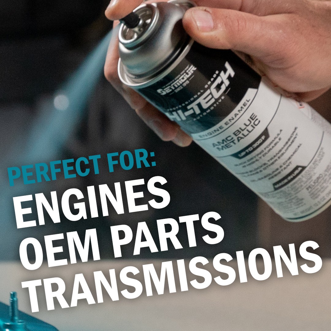 Seymour EN-66 Hi-Tech Engine Enamel Spray PaintAMC Blue Metallic (12 oz)