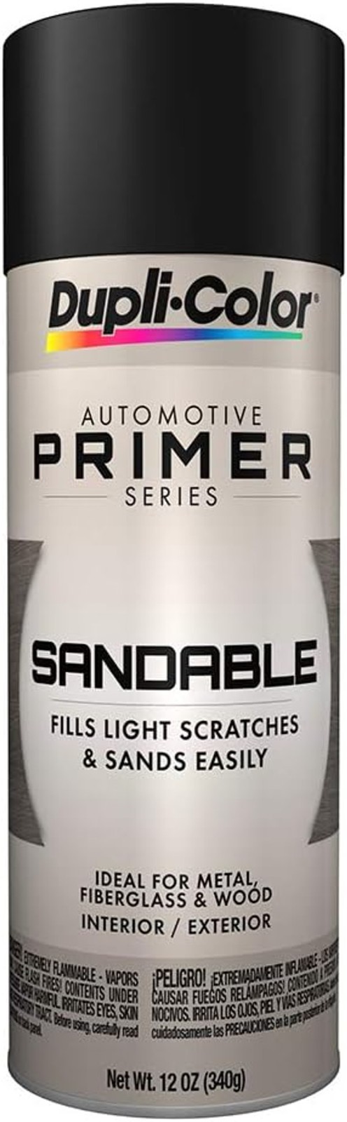 Duplicolor DAP1698 General Purpose Sandable Primer Surfacer Black Hot Rod Primer