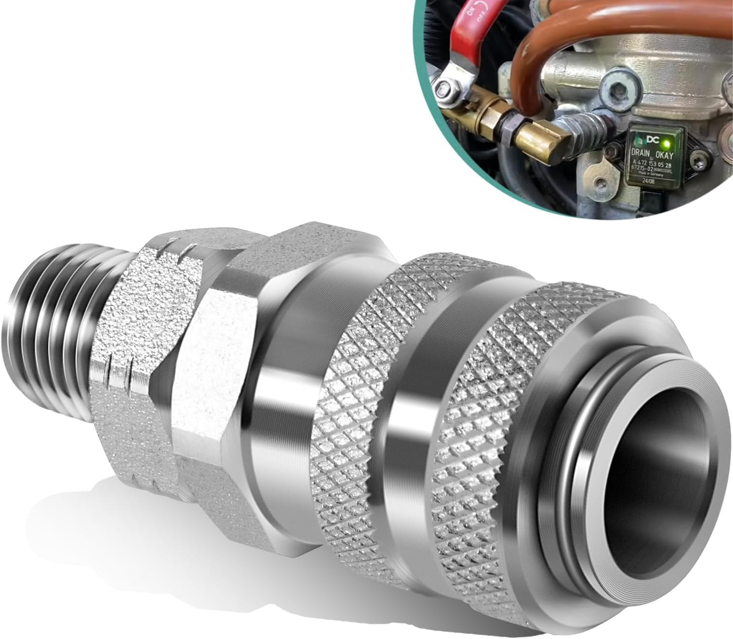 Fuel System Coupler Fitting Tool for Detroit Diesel J-47912-QC 5869-1