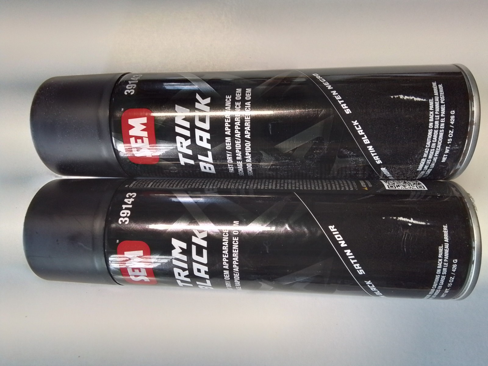 SEM 39143 Trim Black Aerosol (2 Cans)