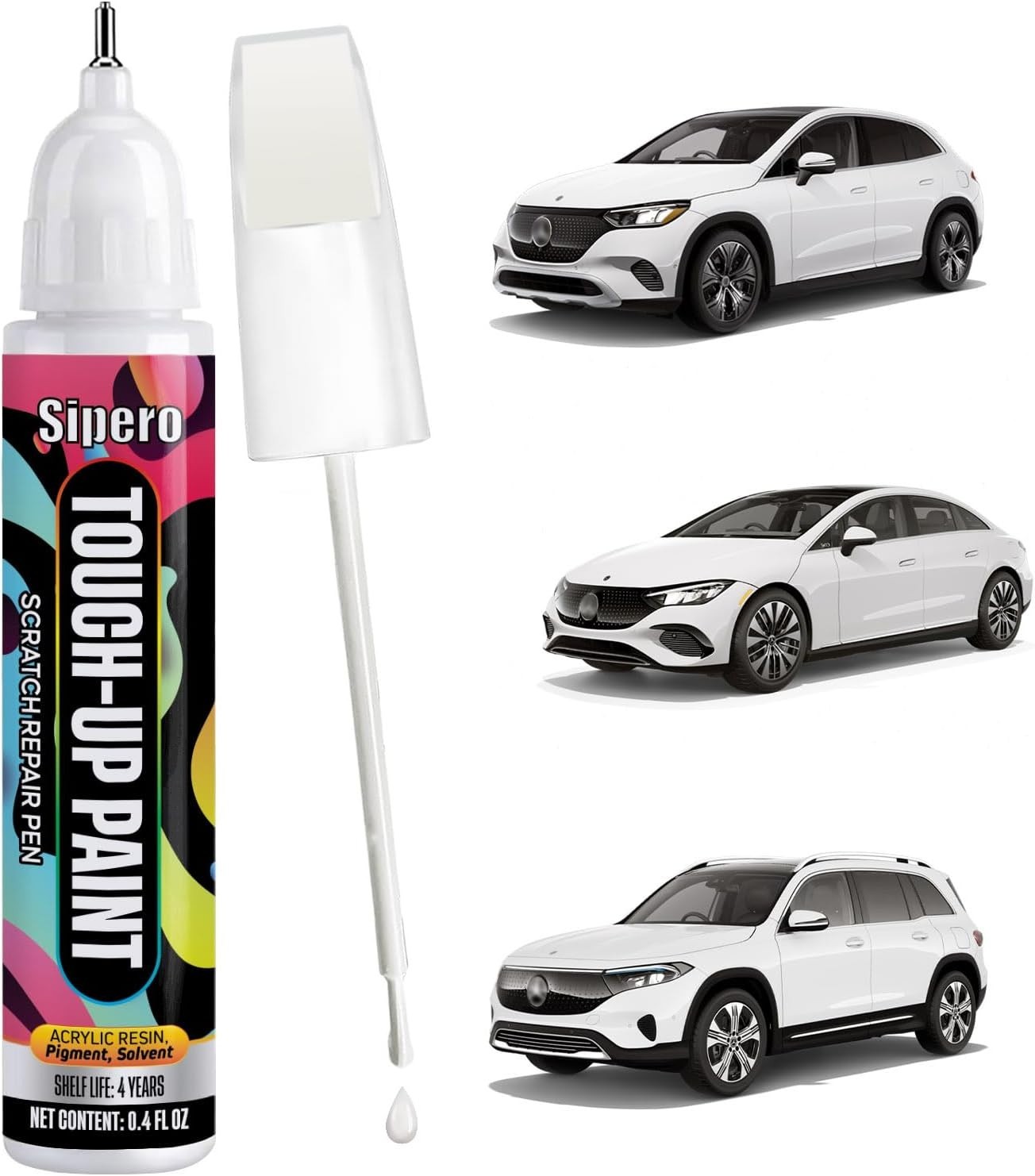 Quick & Easy Polar White Touch Up Pen – Perfect for Mercedes-Benz Scratches