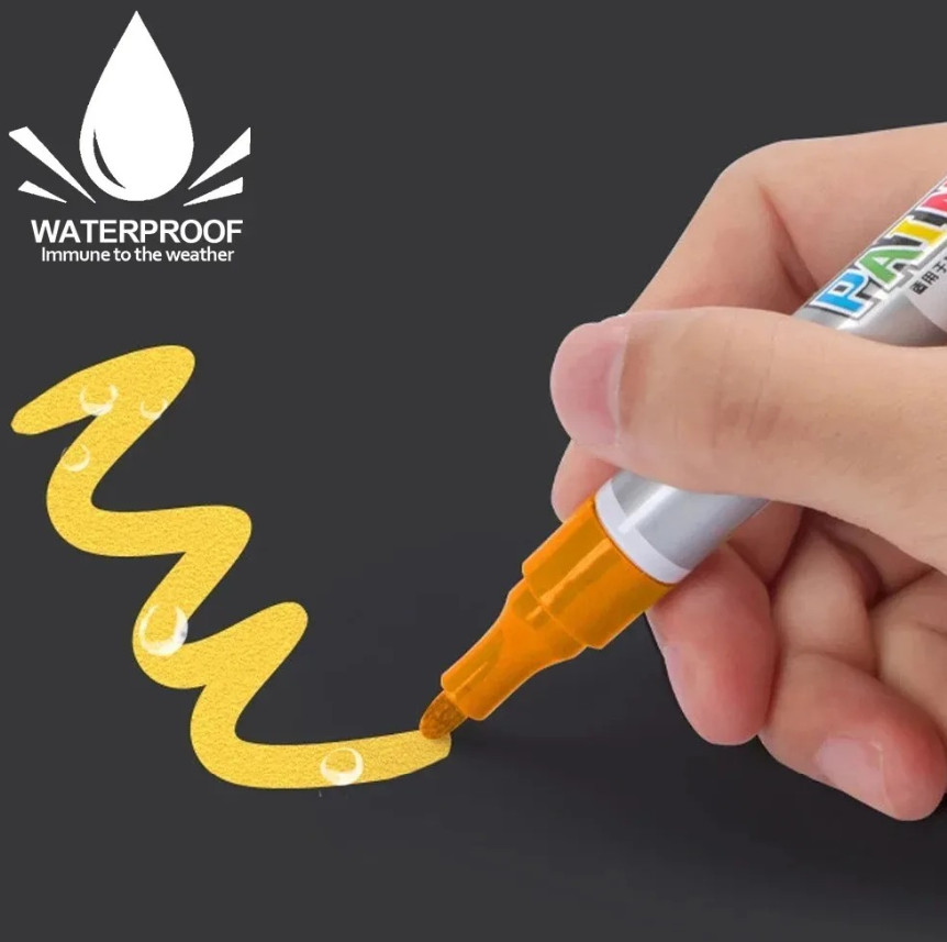 1pc Car Paint Scratch Repair Pen Waterproof Touch-Up Marker for Auto Care – NEW