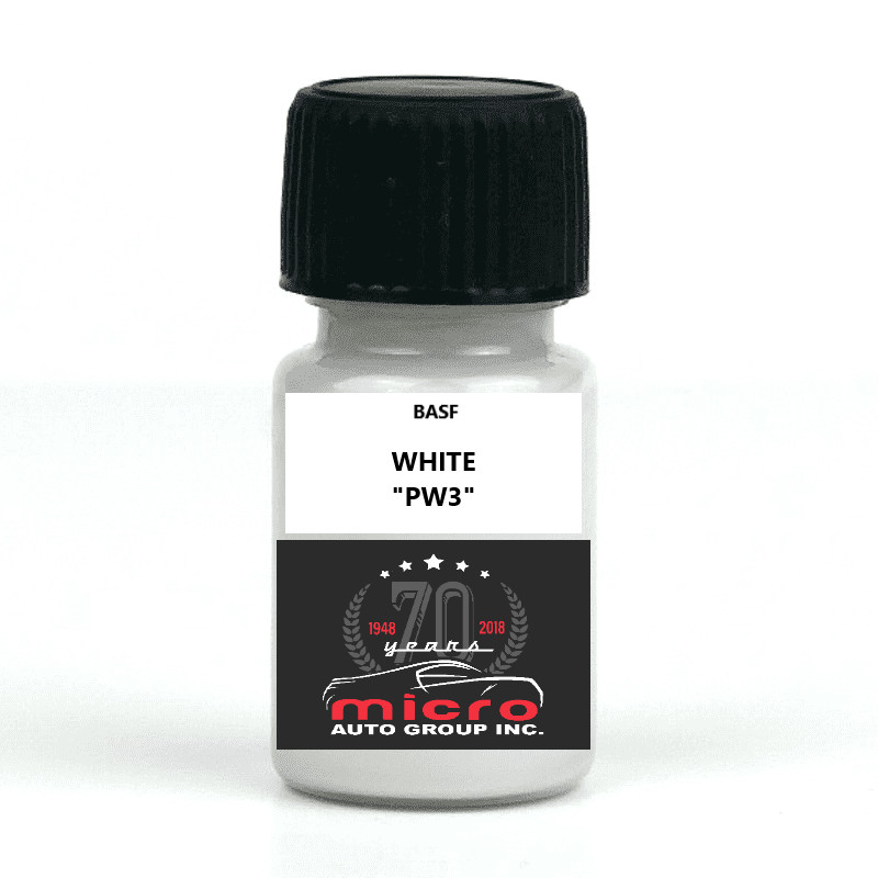 Chrysler Jeep Dodge White PW3 Touch up Paint With Brush 2 Oz SHIPS TODAY