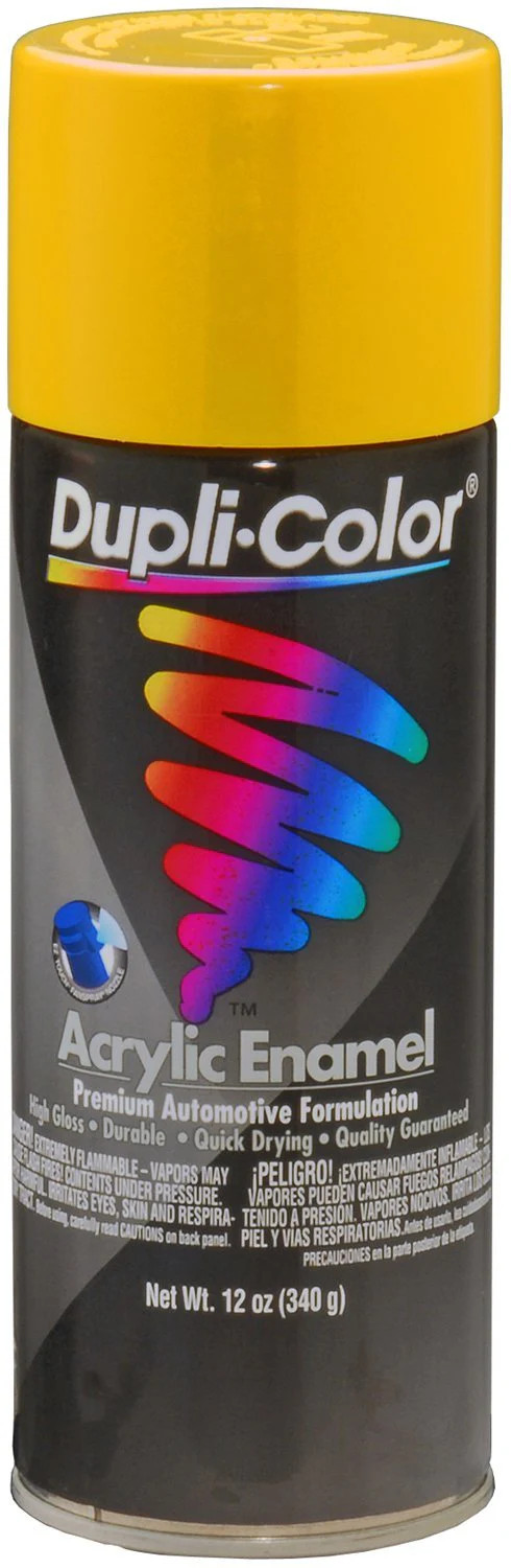 Dupli-Color (EDA168707-6 PK Chrome Yellow Premium Enamel – 12 oz. Aerosol, (Cas