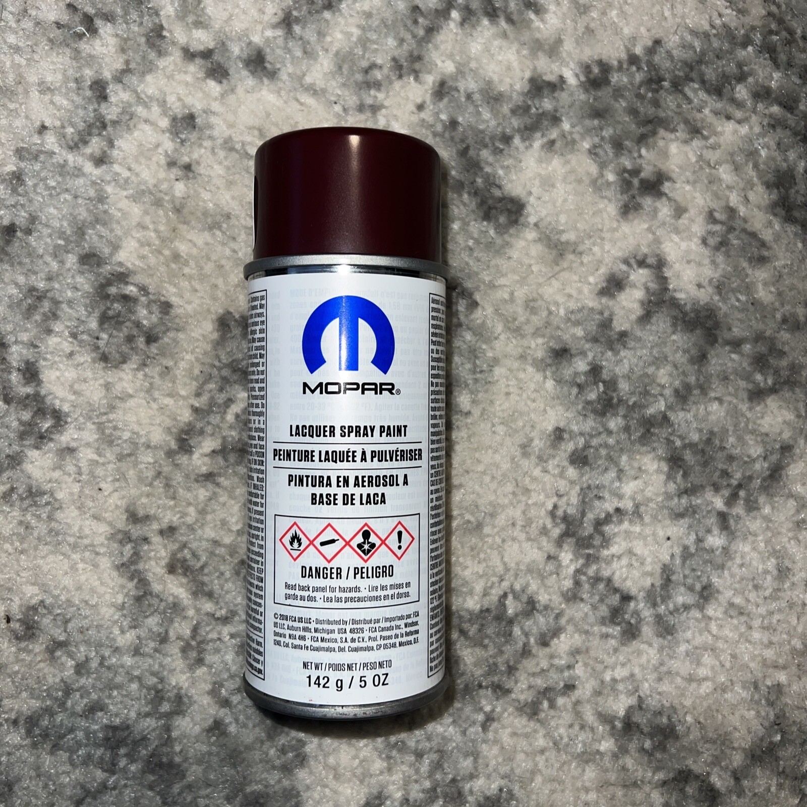 Chrysler Jeep Dodge Ram Mopar Dark CHERRY RED Lacquer Spray Paint PHA 06103356AA