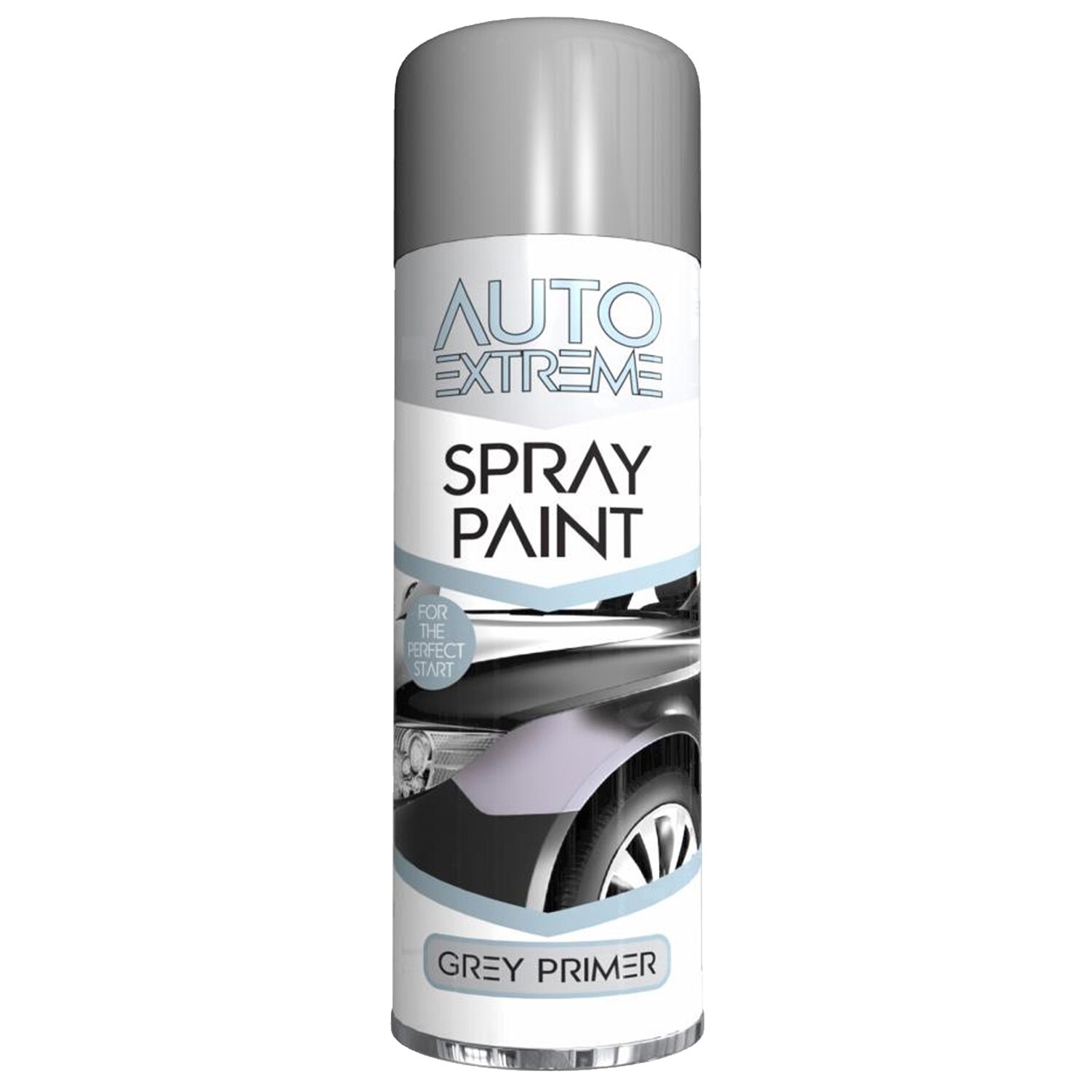 3x Grey Primer Spray Paint Aerosol Auto Car Van Bike Restore Metal Plastic 250ml