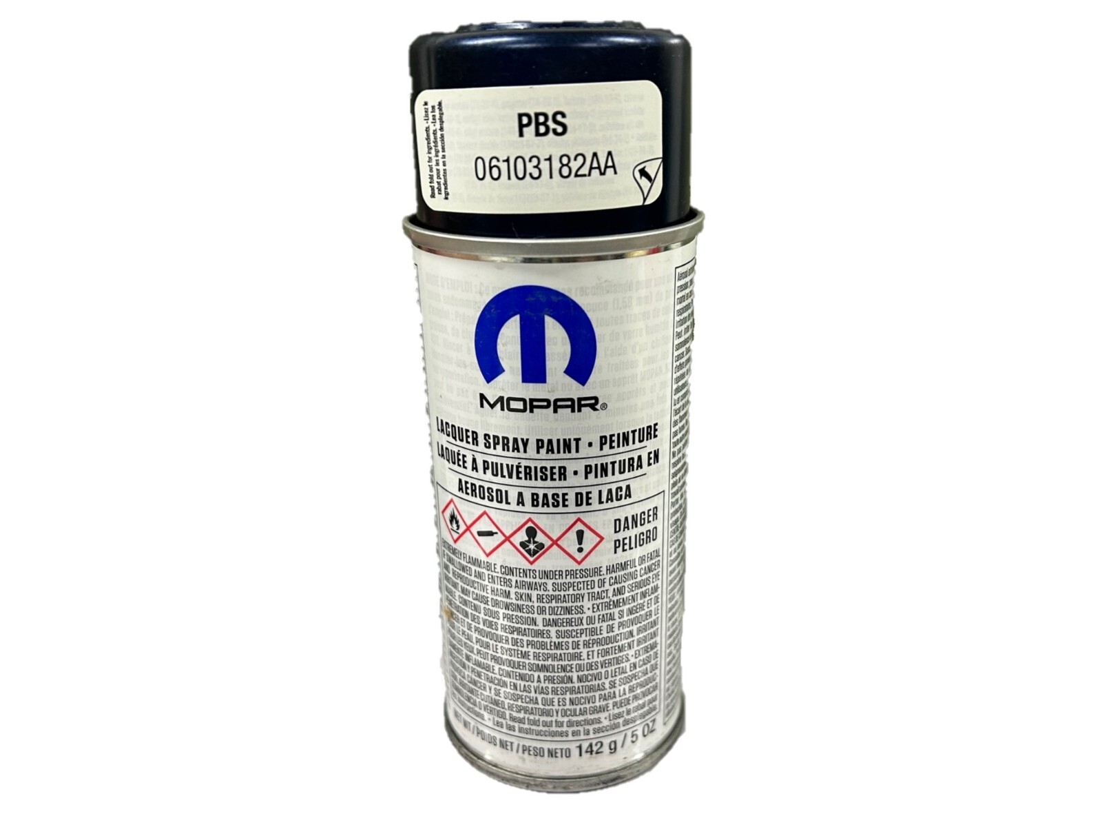 Chrysler Jeep Dodge Ram Mopar DEEP BLUE MET Lacquer Spray Paint PBS 06103182AA