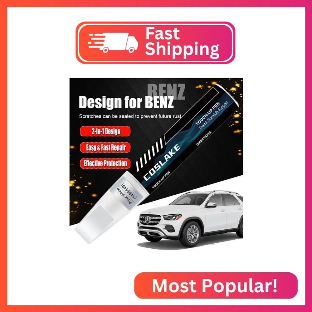 COSLAKE Car Touch Up Paint(Obsidian Black Metallic(197/9197)) for Mercedes-Benz,