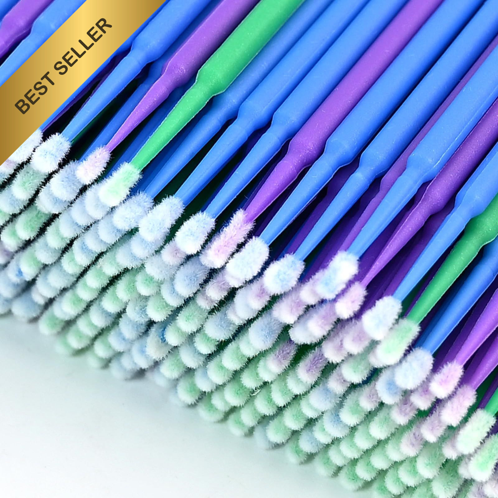 300Pcs Disposable Fine Tip Paint Brushes 1.5 2.0 2.5mm Automotive Touch Up Kit