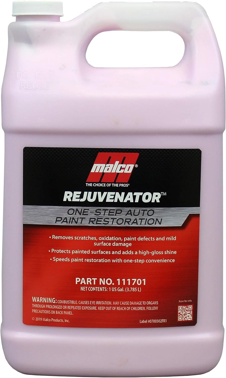 Restorative Auto Paint Rejuvenator – 1 Gal, Scratch Repair, Deep Gloss