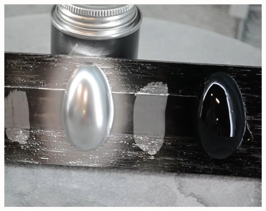 Chrome Metallic +Gloss Black Spray Paint Wheels Metal Fiberglass Smooth Custom