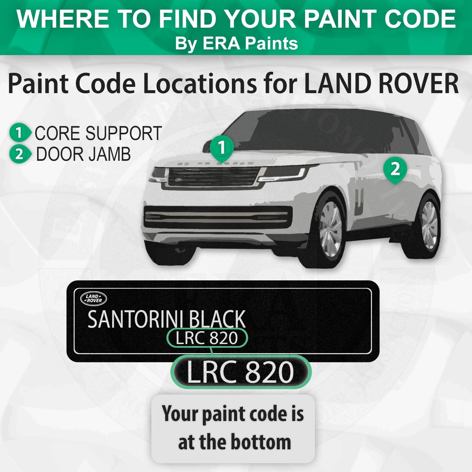 LAND ROVER 2361/LPG – Bosphorous Gray Metallic OEM Match Touch Up Paint Kits