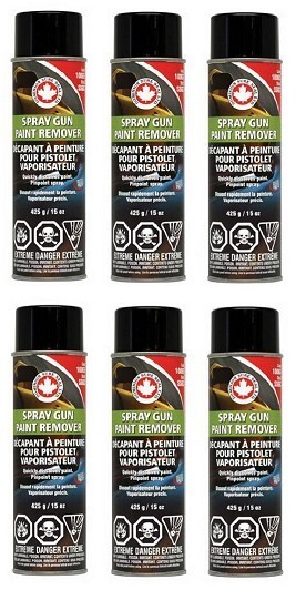 Dominion Sure Seal 10065 Spray Gun Paint Remover 15 oz (6 Pack)