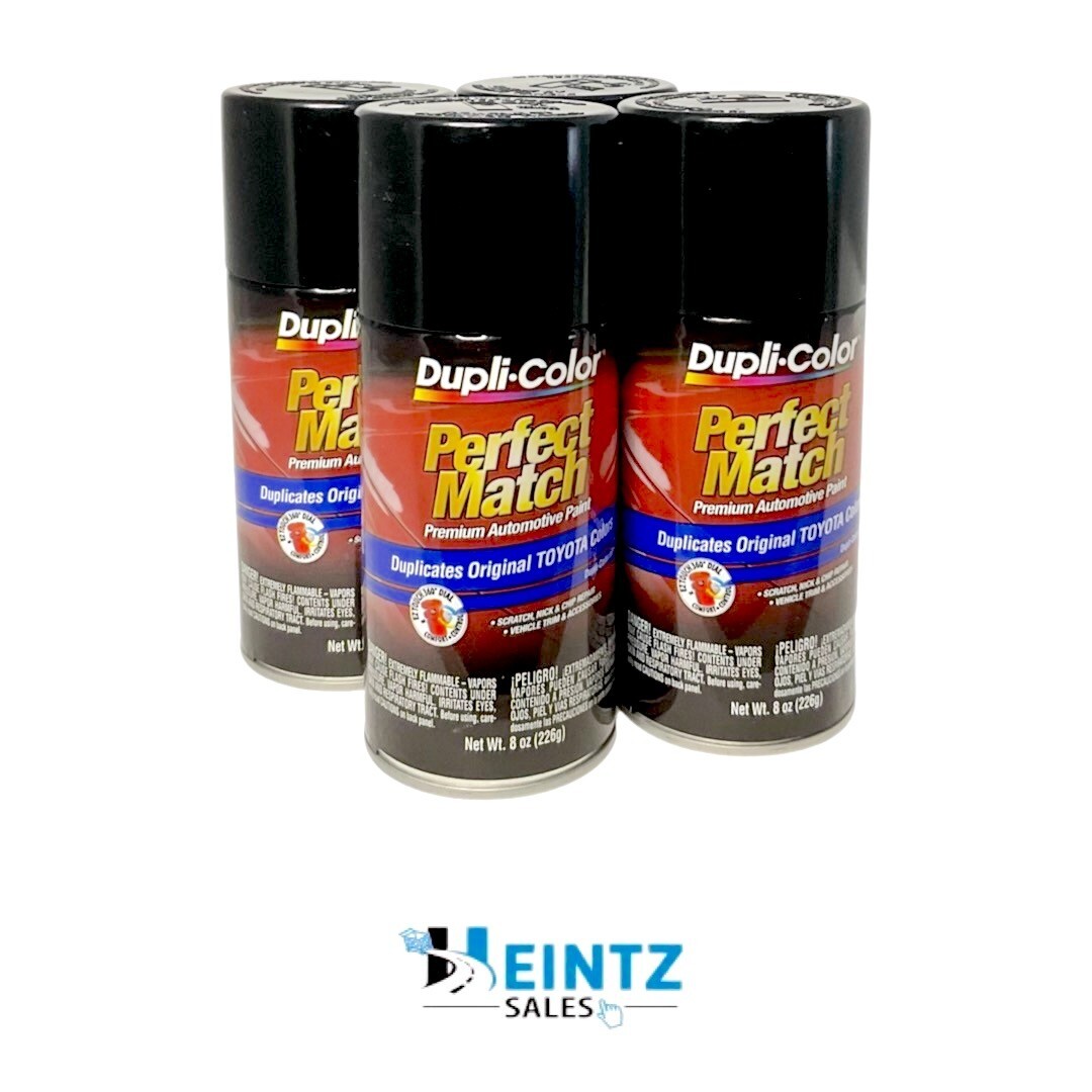 Duplicolor BTY1622 Perfect Match Toyota Black Sand Pearl 8oz – Code 209 (4 PACK)