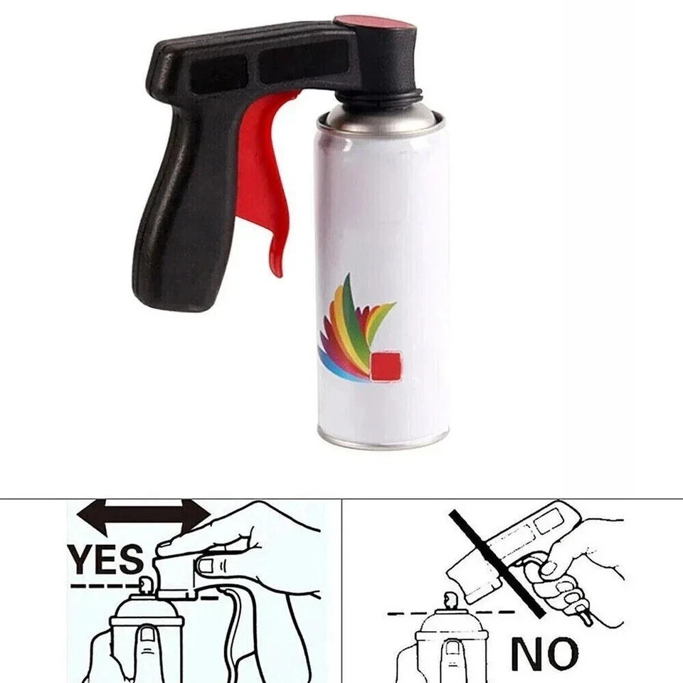 Universal Spray Can Gun Trigger Handle Pistol Grip for Aerosol Paint Cans UK
